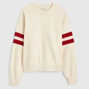 NWT Madewell XS Crewneck Varsity Sweatshirt